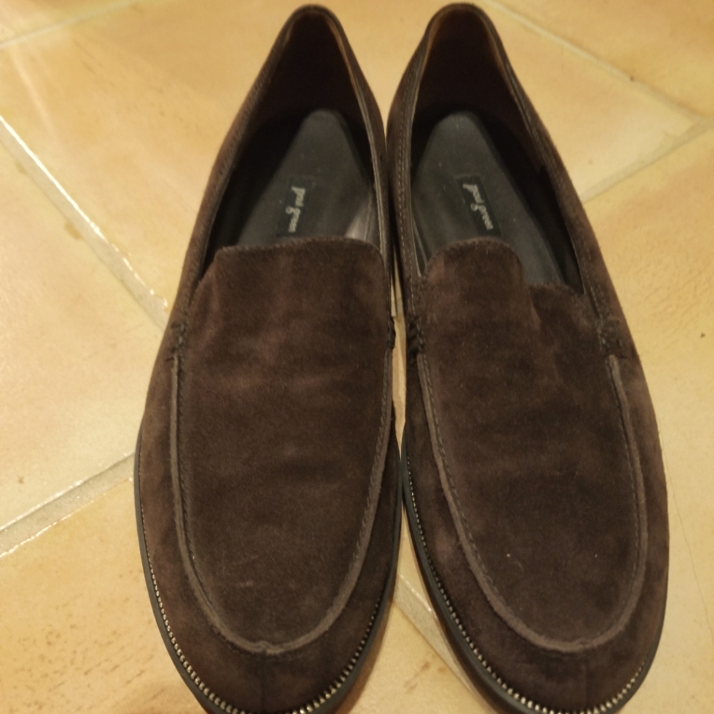 Paul Green Ariana Loafers Women's Brown Suede